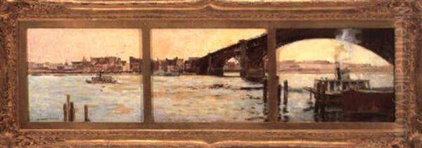 A View Of St. Louis, A Tryptich - view 1
