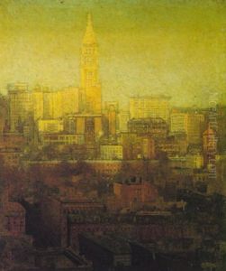 New York Cityscape by Paul Cornoyer