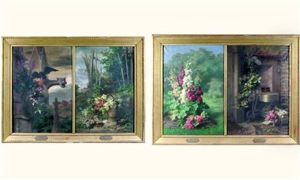 Les Quatre Saisons (4 Works In 2 Frames) Les Quatre Saisons (4 Works In 2 Frames)