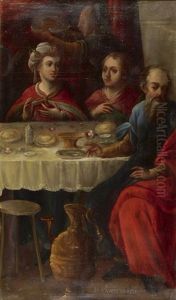 Tischgesellschaft by Juan de Correa da Vivar