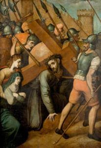Jesus Camino Del Calvario by Juan Correa de Vivar