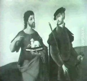 Saints Sebastian And John The Baptist Saints Sebastian And John The Baptist