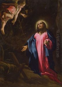 Christ In The Garden Of Gethsemane by Antonio Allegri da Correggio