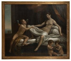 Danae Under A Shower Of Gold by Antonio Allegri da Correggio