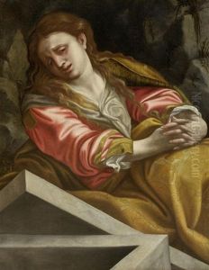 Heilige Magdalena by Antonio Allegri da Correggio