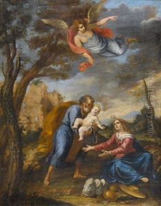Rast Auf Der Flucht Nach Agypten