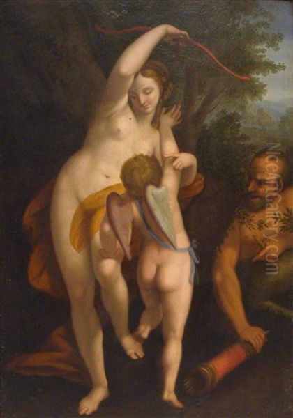 Venus Disarming Cupid - view 1
