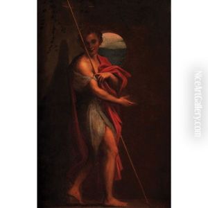 Saint John The Baptist by Antonio Allegri da Correggio