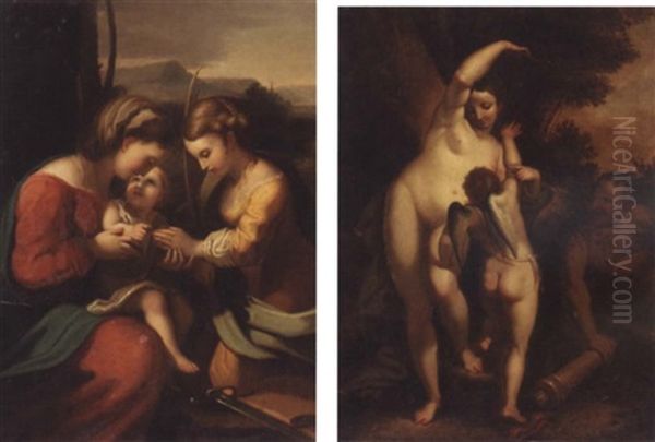 The Mystic Marriage Of Saint Catherine - view 1