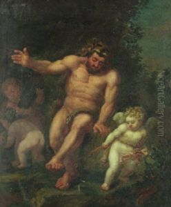 Hercules And Cupid by Antonio Allegri da Correggio