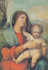 La Madonna Col Bambino by Antonio Allegri da Correggio