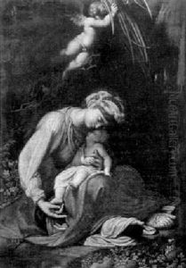 Le Repos De La Vierge L'enfant Pendant La Fuite En Egypte Le Repos De La Vierge L'enfant Pendant La Fuite En Egypte