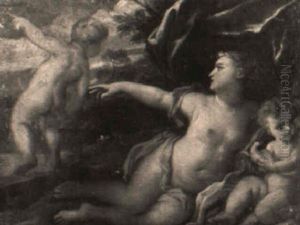 Venus With Putti by Antonio Allegri da Correggio