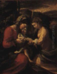 The Mystic Marriage Of St. Catherine by Antonio Allegri da Correggio