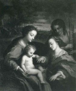 The Mystic Marraige Of Saint Catherine by Antonio Allegri da Correggio