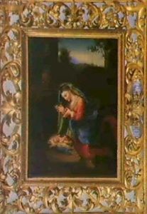 Madonna Mit Kind. by Antonio Allegri da Correggio