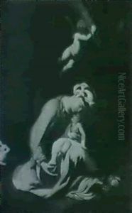 La Zingarella. by Antonio Allegri da Correggio
