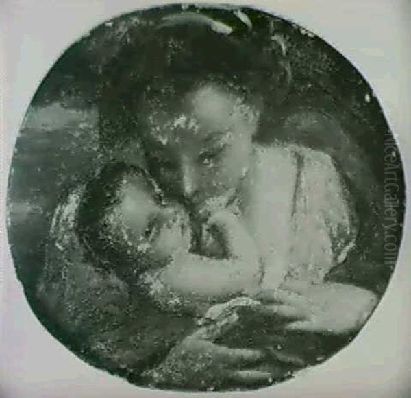 The Virgin Kissing The Child - view 1