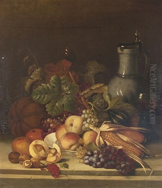 Fruit Still Life With Jug - view 1