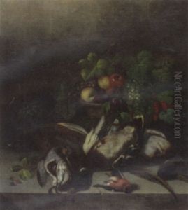 Still Life With Fruit And Game by Joseph Correggio