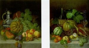 Fruchtestilleben Mit Krug by Joseph Correggio