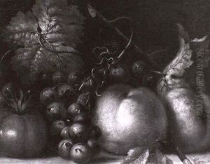 Fr_chtestilleben- Trauben, Apfeln Und Tomate by Joseph Correggio