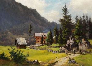 Begegnung In Hinterris/tirol
