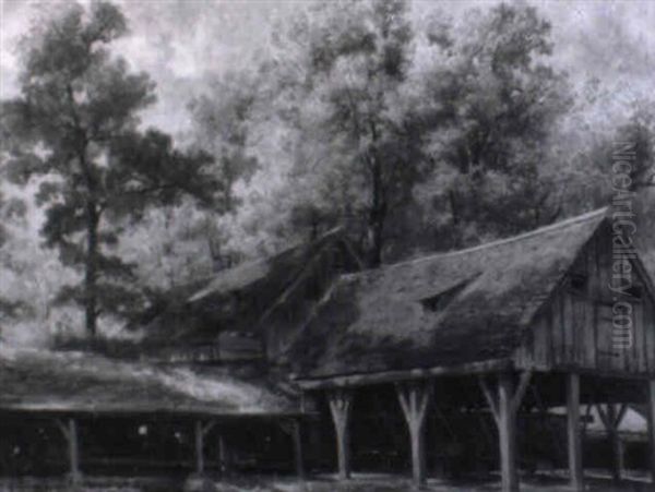 Stallgebaude Unter Baumen - view 1