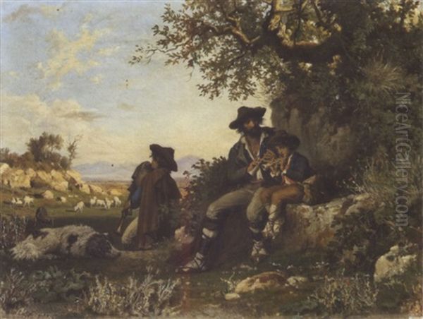 Das Schaferidyll In Der Campagna - view 1