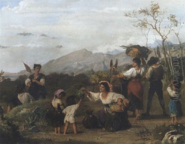 Romische Ernteszene - view 1
