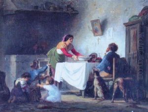 Home From The Hunt by Arnoldo Corrodi