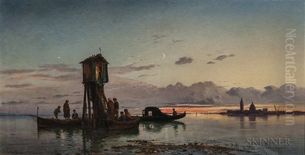 Shrine At Venice, Sundown - view 1