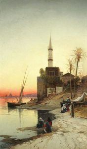 The Nile At Sunset