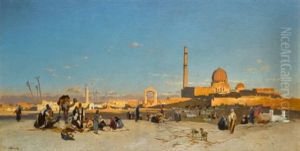 An Extensive View Of Cairo by Hermann David Solomon Corrodi