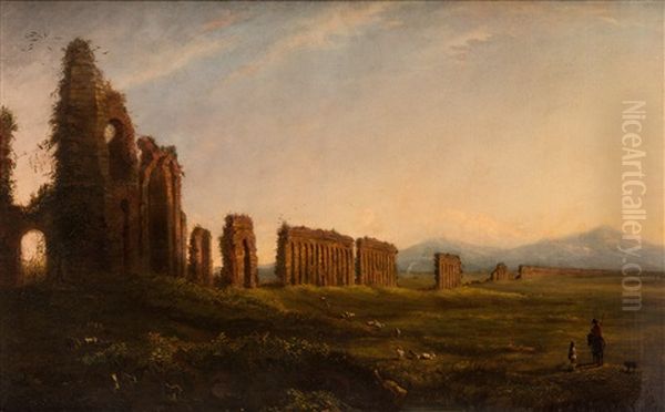 Landscape With The Ruins Of An Aqueduct - view 1