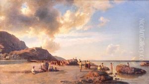 Suditalienische Landschaft by Hermann David Solomon Corrodi
