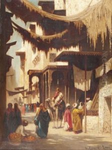Rue Bab El Nacer by Hermann David Solomon Corrodi