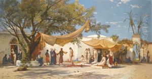 The Slave Market by Hermann David Solomon Corrodi