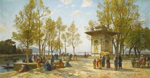 The Fountain Of The Sweet Waters Of Asia by Hermann David Solomon Corrodi