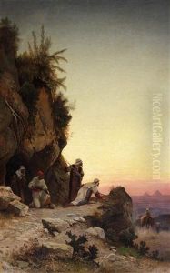 L'embuscade by Hermann David Solomon Corrodi