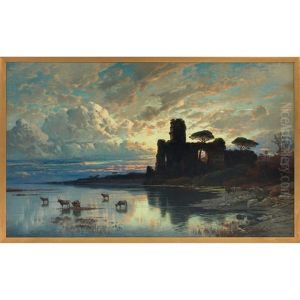Landscape With Ruins, Roma Landscape With Ruins, Roma