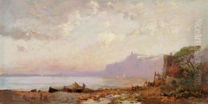 Italienischer Kustenstreifen by Hermann David Solomon Corrodi