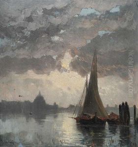 Venedig Im Mondschein by Hermann David Solomon Corrodi