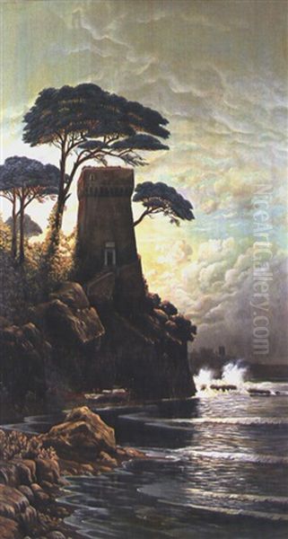 Ansicht Des Kastells Von Lerive - view 1