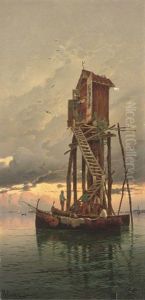 A Visit To A Shrine On The Venetian Lagoon