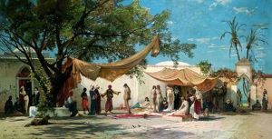Le Marche Aux Esclaves by Hermann David Solomon Corrodi