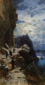 Salita Al Monte Athos by Hermann David Solomon Corrodi
