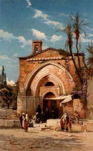 Figurer Utanfor Kyrka, Jersualem