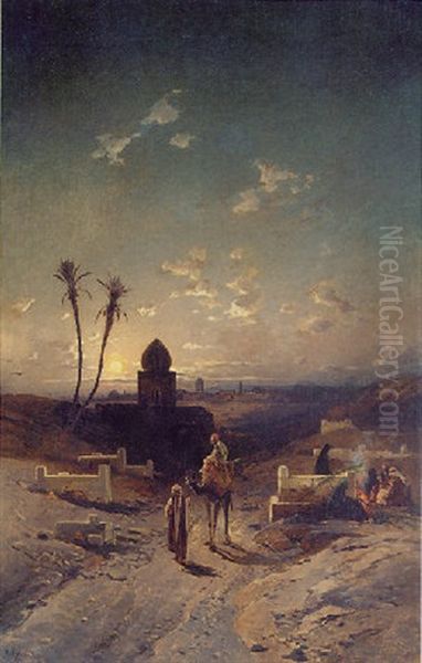 A Campfire In The Moonlight - view 1