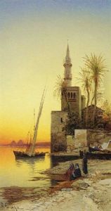 On The Nile by Hermann David Solomon Corrodi